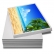 20 Folhas Papel Foto Glossy 260g A5 Á Prova Dagua - Branco