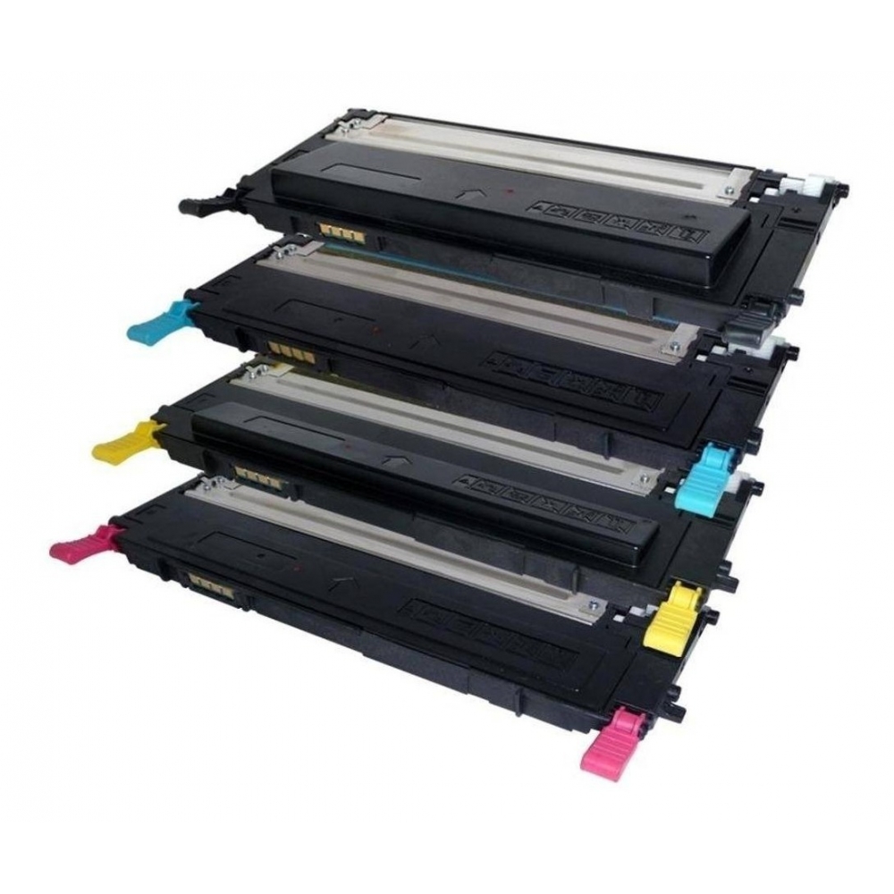 Kit 4 Toner Compatível com Samsung K407 para Clp320 Clp325 3185 3285