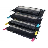 Kit 4 Toner Compatível com Samsung K407 para Clp320 Clp325 3185 3285