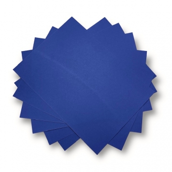 Papel Colorido - 70g - Colorido na Massa - Azul Escuro - 100 folhas