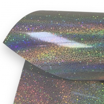 10 Folhas Papel Lamicote Laminado Estrelinhas 1 Face 180g A4